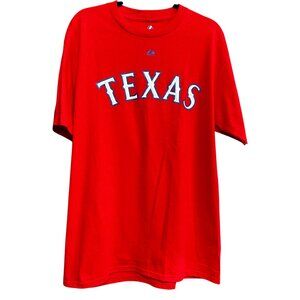 NWT Men's Texas Rangers Derek Holland Jersey T-Shirt